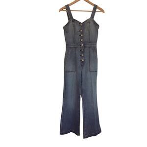 Seven 7 For All Mankind denim jumpsuit size XXS NWT